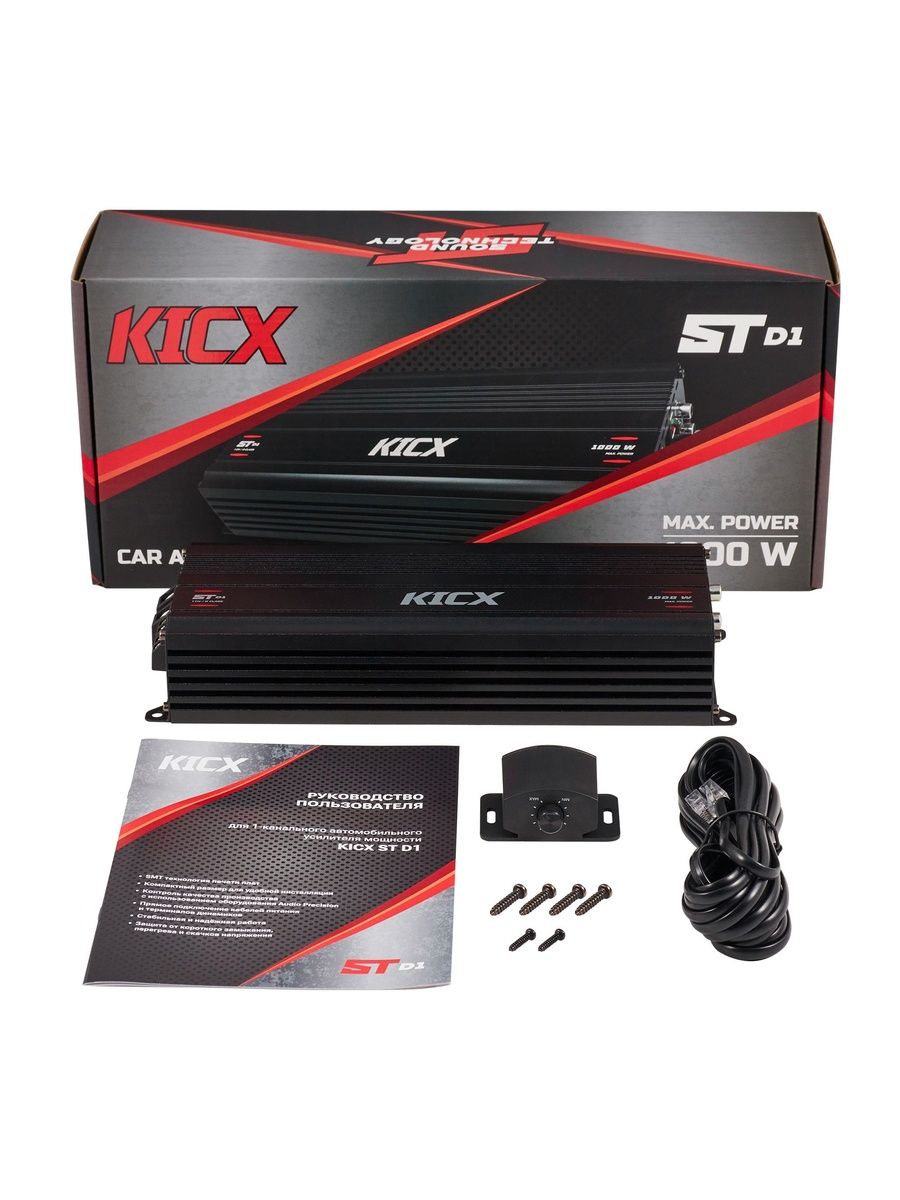 Автомобильный моноблок для сабвуфера KICX ST D1