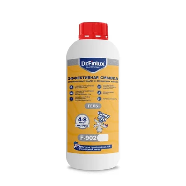 Cмывка краски Dr.Finlux F-902 удаление эмалей и порошковых красок, быстродействующая, 1 кг