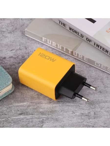 120 Вт dual PD + Dual USB зарядное устройство
