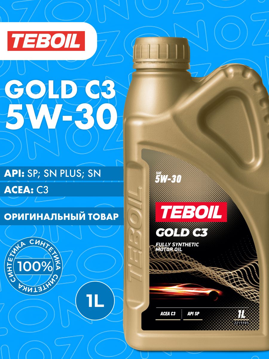 TEBOIL GOLD C3 5W-30 Масло моторное, Синтетическое, 1 л
