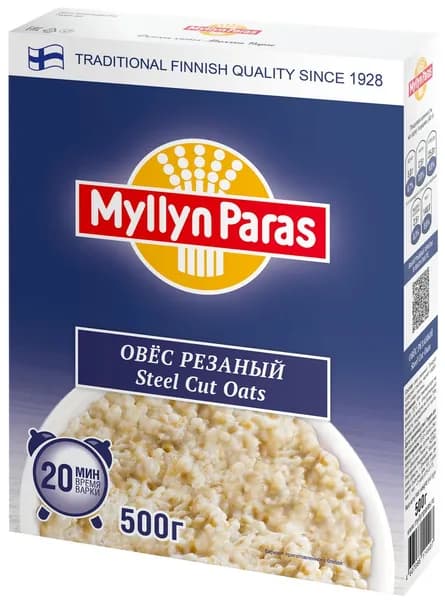 Овес Myllyn Paras 1928 резанный, 500г