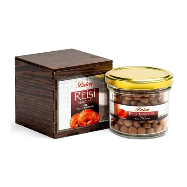 Таблетки с экстрактом гриба рейши (Balen Reishi) Экстракт ганодермы (Ganoderma Lucidum) Биологически активная добавка для укрепления иммунной системы