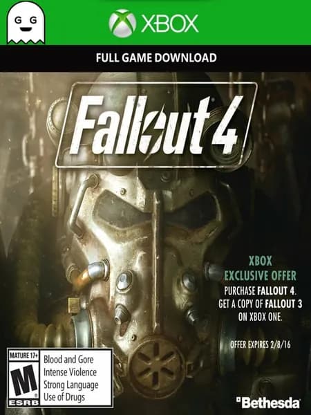 Игра Fallout 4, цифровой ключ для Xbox One/Series X S, Русский язык