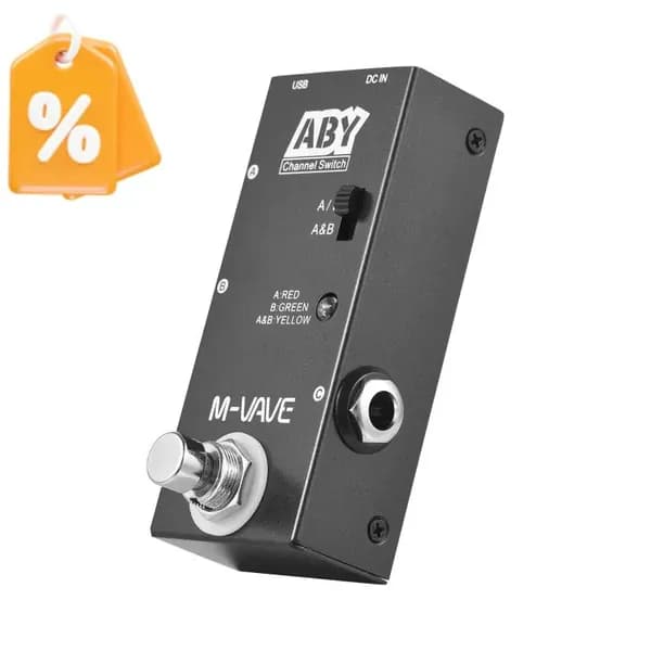 ABY Переключатель линии AB Переключатель AB Мини-гитарная педаль эффектов,Top Sport