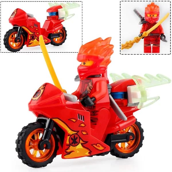 Фигурка Ninjago Ниндзяго, , Самурай Икс, Харуми (Молчаливая) с маской обмана, конструктор для мальчиков