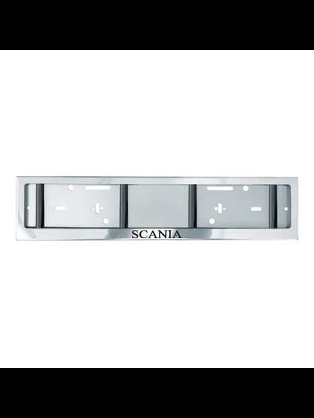 Рамка номерного знака SCANIA (нерж. сталь)