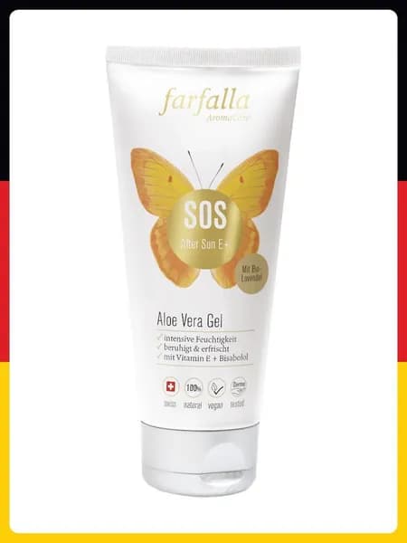 Средство после загара Farfalla SOS After Sun E+ Aloe Vera Gel, 100 ml