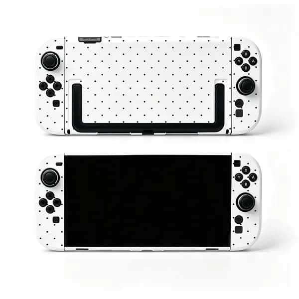Подходит для чехла Switch 2 с синим горошком, жесткого чехла, защитного чехла для Switch 2 поколения, матового чехла.