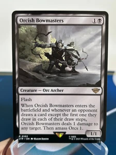 Магия сбора прокси-карт Высококачественные нефольговые карты Orcish Bowmasters #0103