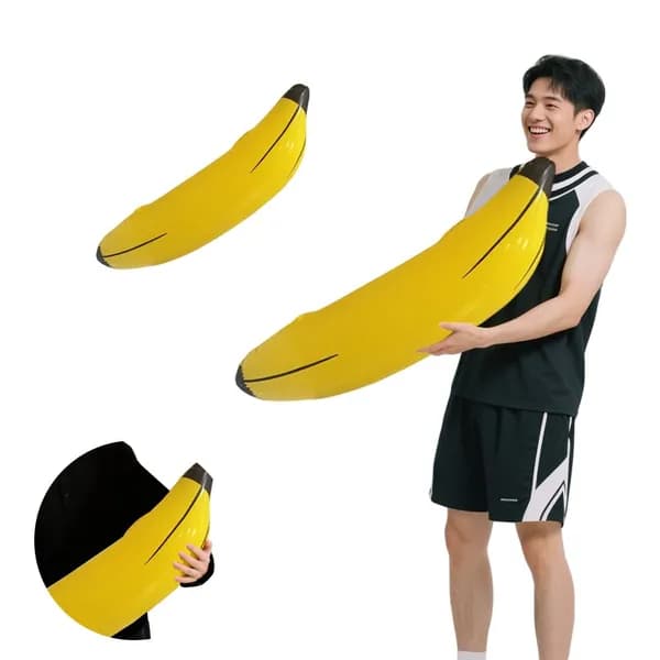 Надувная игрушка в виде банана из ПВХ для бассейна и вечеринок, 60 см