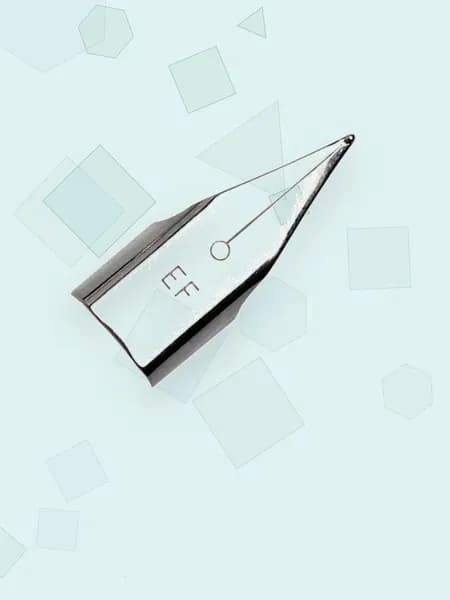 10 сменных перьев для перьевых ручек для каллиграфии, - Aircraft nib 0.38