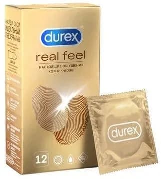 DUREX Real Feel Презервативы 12 шт для естественных ощущений