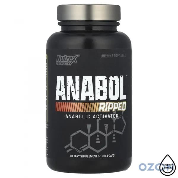 Пищевая добавка Research Anabol Ripped, для наращивания мышц, 60 капсул