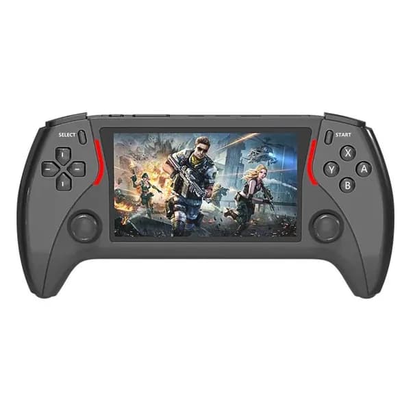 Игровая приставка ISA Project X Pro / Портативная игровая консоль / Черный с красным