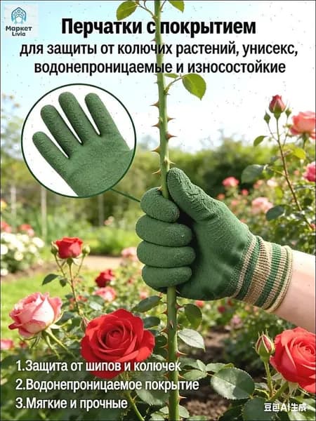 Перчатки от колючек унисекс