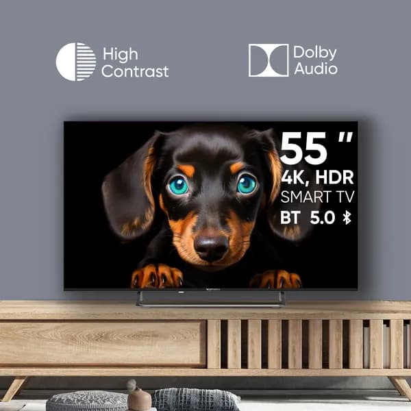 Topdevice Телевизор TV 55" ULTRA NEO CS06 (TDTV55CS06U_BK) UHD 4K, Smart TV WildRed, 55″ 4K HDR, черный