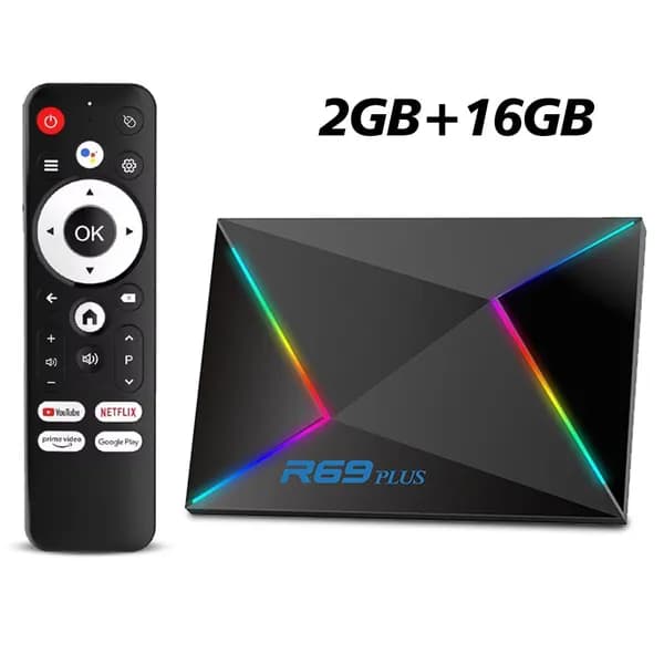 Мультимедийный проигрыватель R69 PLUS ТВ коробка система караоке WiFi BT Игровая приставка