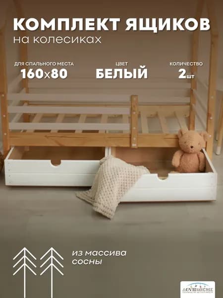 Ящики выкатные под кровать детскую 160*80, 2 шт.