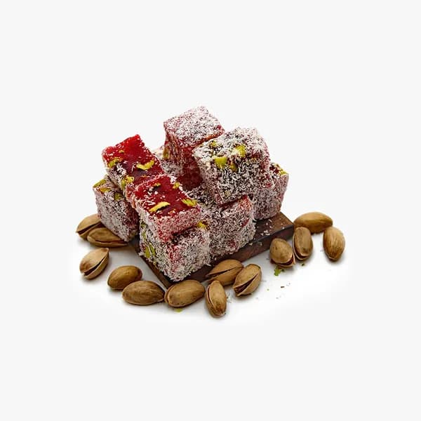 Рахат-лукум нарезной Yasar bey с гранатом и фисташкой, 250 г