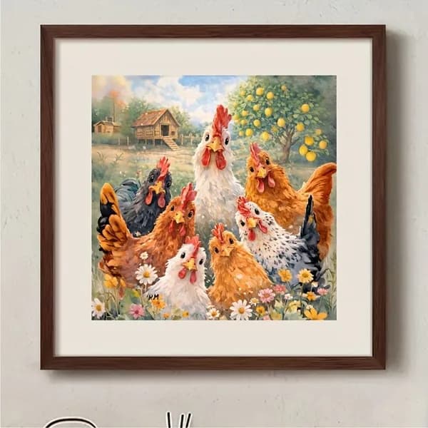 1 комплект DIY 5D-рисунок из алмазов без рамки