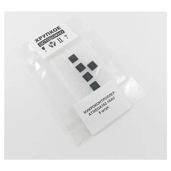 Микроконтроллер ATMEGA162-16AU, Микроконтроллер 8-бит AVR, TQFP44, оригинал