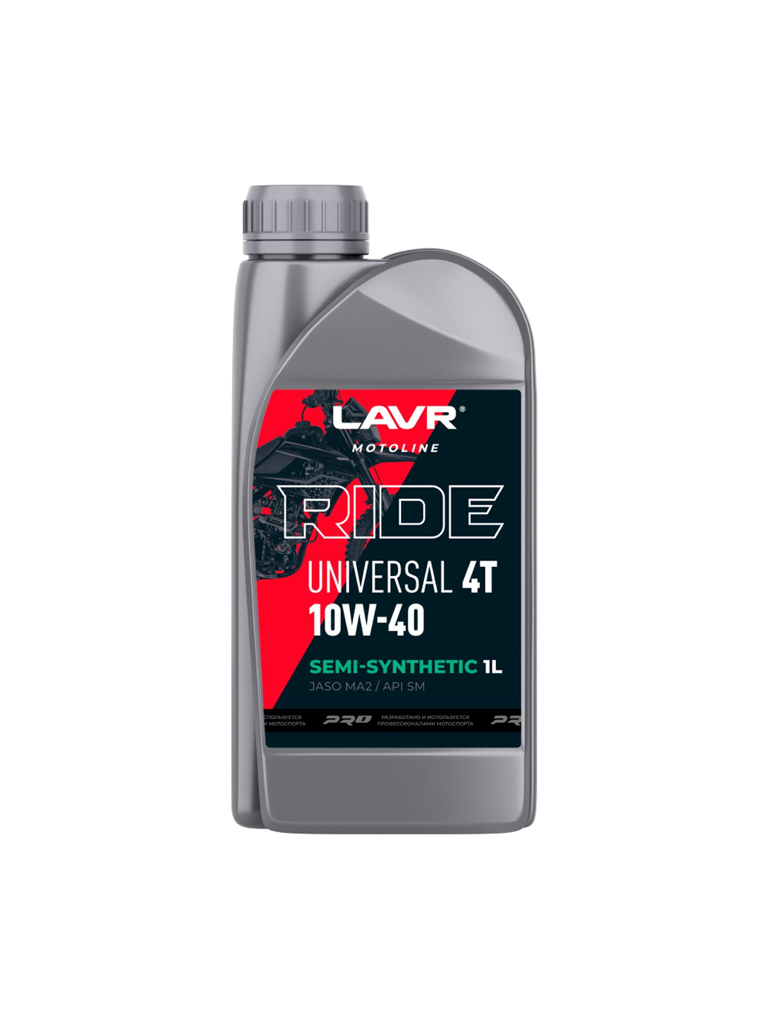 LAVR RIDE UNIVERSAL 4T 10W40 SM 10W-40 Масло моторное, Полусинтетическое, 1 л