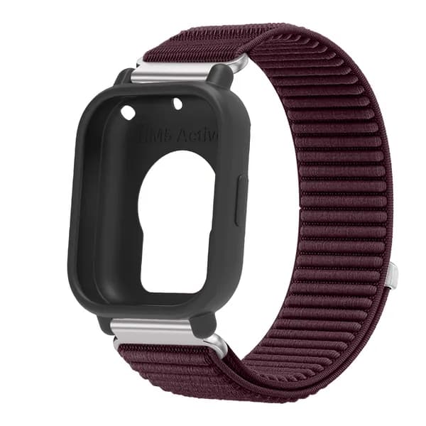 Нейлоновый ремешок с силиконовым чехлом, совместимый с Redmi Watch 5 Lite. Имеет тканый дизайн с эластичностью для мягкой и удобной посадки.