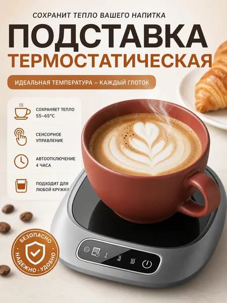 Умный подогреватель для чашек с точным терморегулятором