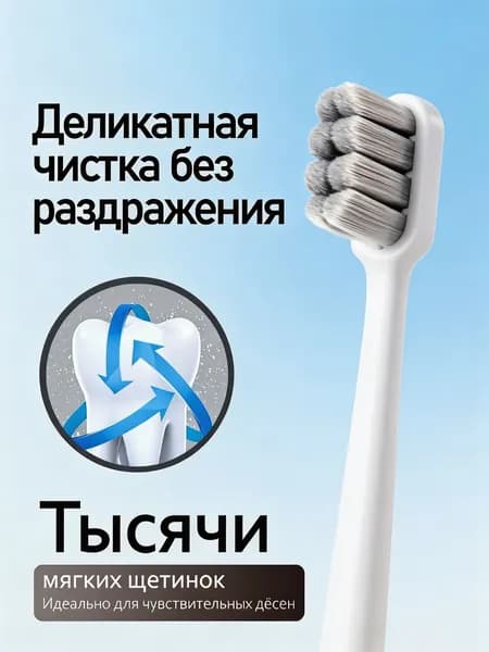Зубные щетки с мягкой щетиной для чувствительных десен