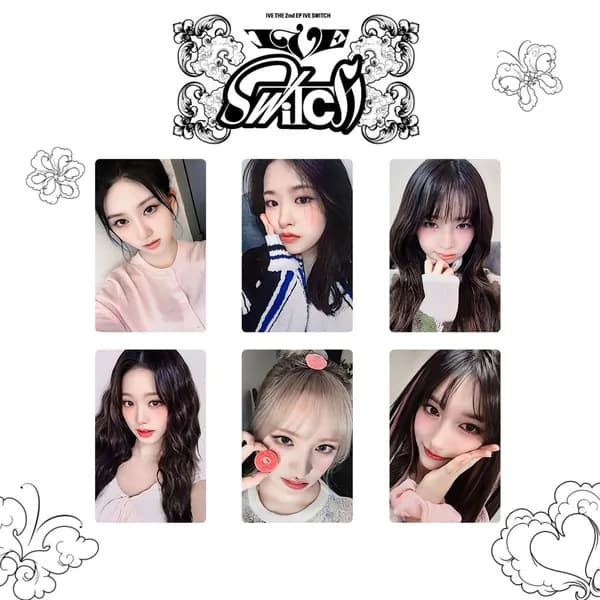 Карточки Ive k-pop карточки коллекционные альбом карты 54 * 86 мм 6 шт