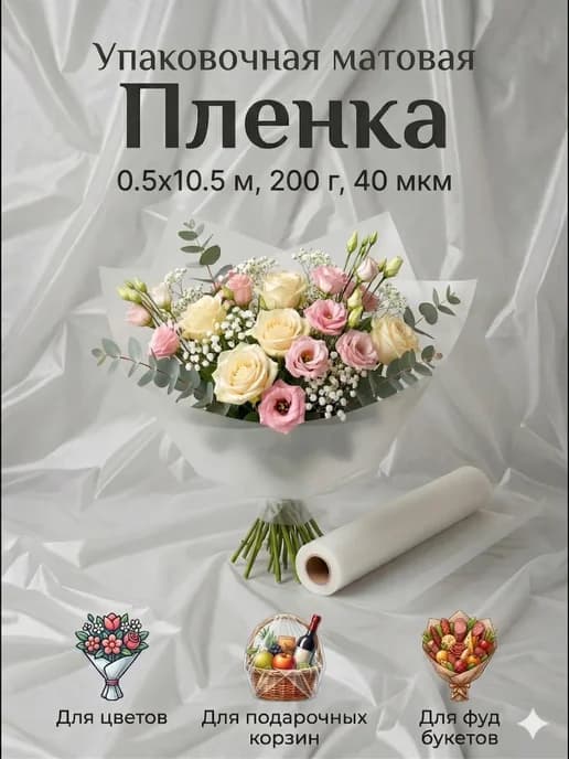 Упаковочная матовая пленка