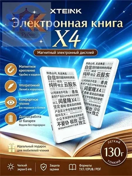 4.3" Электронная книга XTEINK X4, белый