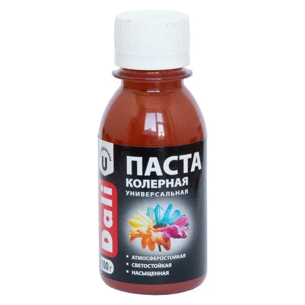 Паста колерная универсальная, красно-коричневый (0,1л)
