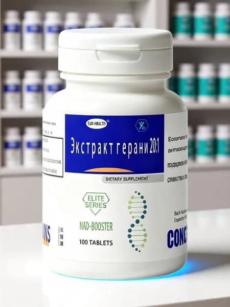 Экстракт герани ( Geranium ) 20: 1 капсула , 500 мг*100 капсул