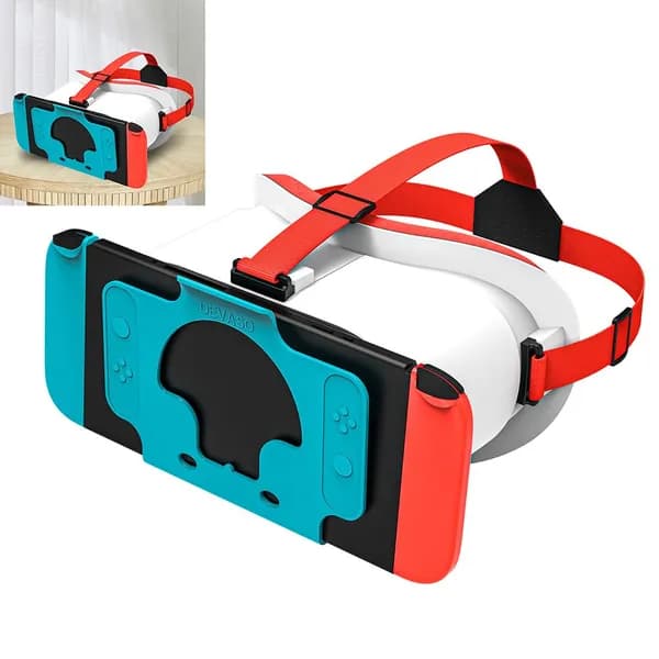 VR-очки для Nintendo Switch OLED с эргономичным дизайном и поддержкой диоптрий до 8 дптр