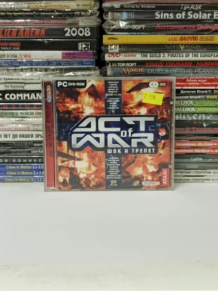 Видеоигра для ПК Act of War. Шок и трепет 2005 PC 2xDVD