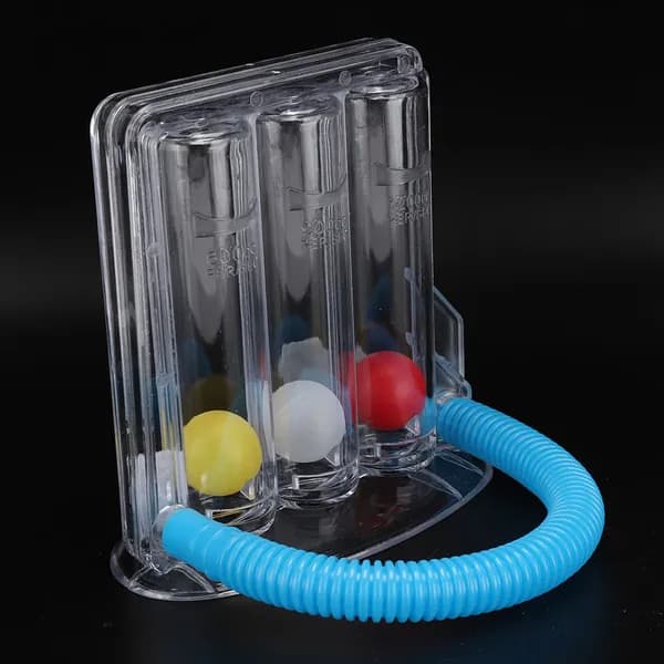 Прибор для глубокого дыхания, spirometer, тип A, 3 шарика, один вдох