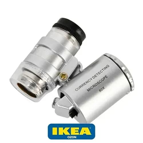 Лупа для ремонта часов и анализа коллекций, 80X