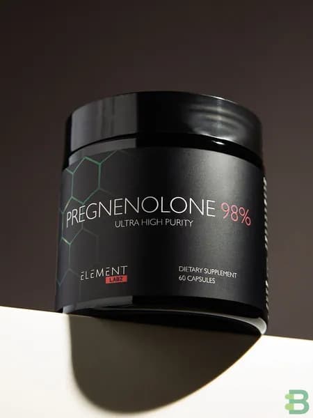 Прегненолон (Pregnenolone 98%) 50 мг, 60 капсул, улучшение памяти, замедляет процесс старения