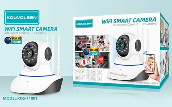 Wi Fi camera (камера для видеонаблюдения ) kouvolsen kos-11001 , поворот на 360