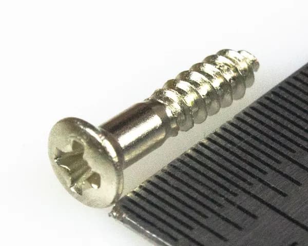 HOSCO PS-08N, саморез для панелей и рамок звукоснимателя (2.4 x 13 мм), никель