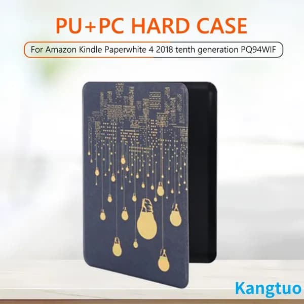 Чехол для Kindle Paperwhite 4 (2018): матовая PU+PC текстура, функция подставки