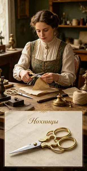 НожницыРаскройные 13 см, 1 шт.