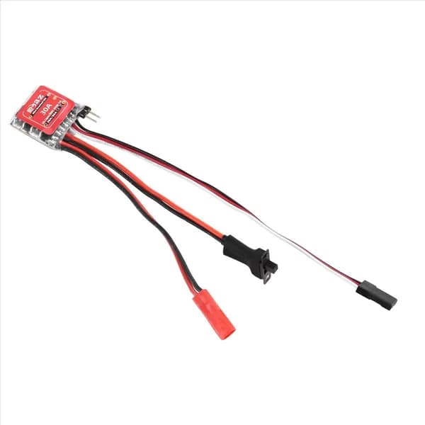 Микрорегулятор скорости Micro ESC 30A для коллекторных двигателей, 2S 4-8V, разъем JST (электронный компонент)
