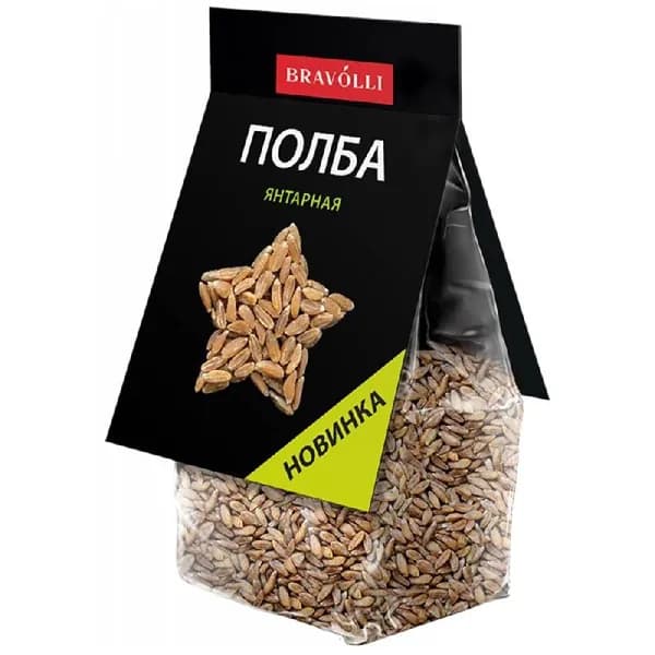 Полба BRAVOLLI янтарная 350г
