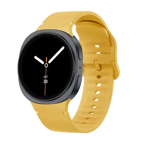 Двухцветный силиконовый ремешок для Samsung Watch 8 40 мм 44 мм, Спортивный ремешок унисекс для Samsung Watch 8Classic 46 мм