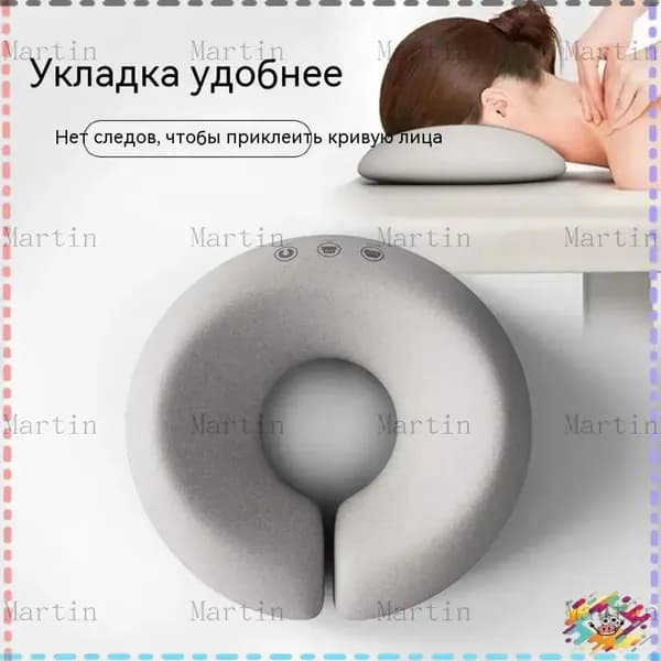 Подушка для косметической кровати, U-образная подушка для лица для массажного стола