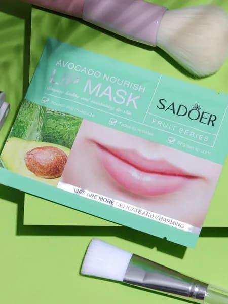 Патчи для губ "SADOER" с экстрактом авокадо, 1 шт