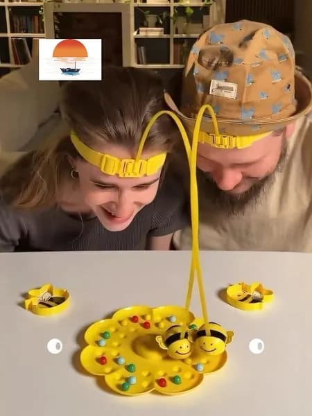 Игрушка пчела на магните; Игровой набор для детей с магнитными шариками и крючком