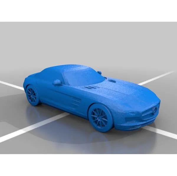 Mercedes SLS GTR. Масштабная модель 1:72.